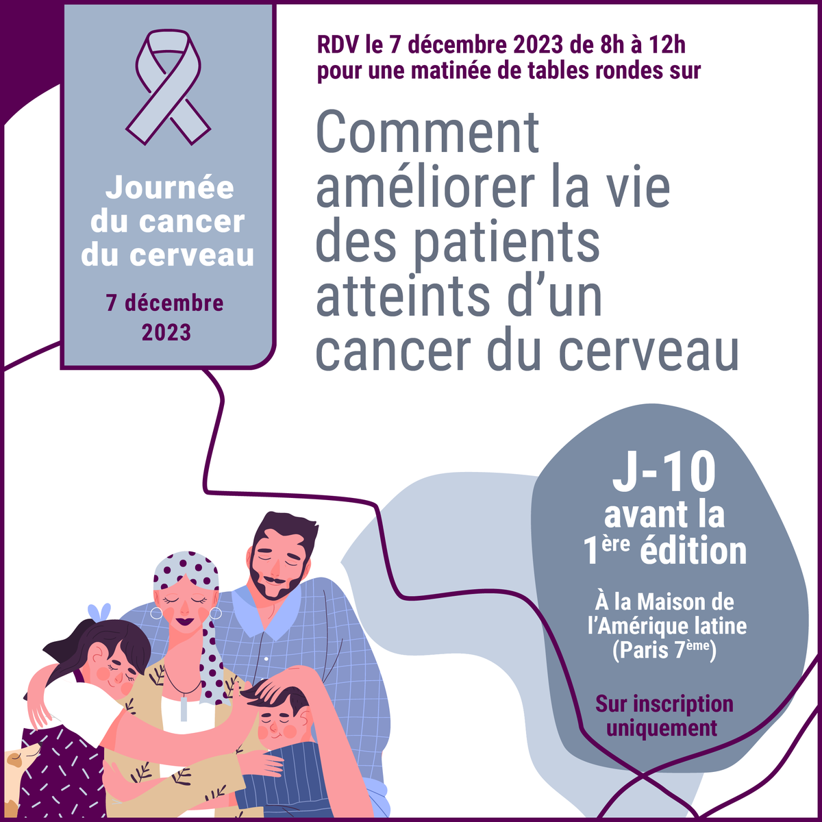 Ravis et honorés d'apporter, avec <a href="/Novocure/">Novocure</a> et <a href="/HemerionTx/">Hemerion Therapeutics</a>, notre soutien à cette première journée 🇫🇷 du #CancerduCerveau organisée par les associations @Etoilesgbm <a href="/AssociationARTC/">ARTC</a> #ARTCSud #OligocyteBretagneOuest et #Pluscérébralequenoustumeur
N'attendez plus, inscrivez-vous !