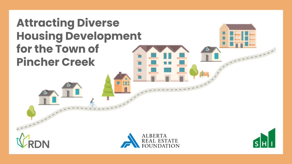 We are excited to announce that we have completed our Attracting Diverse Housing Development report for the Town of Pincher Creek as part of the Enabling Housing Choice Project!

Read the full report: ow.ly/Hvlv50QbxH7 

<a href="/arefabca/">Alberta Real Estate Foundation</a> @TownofPincherCreek