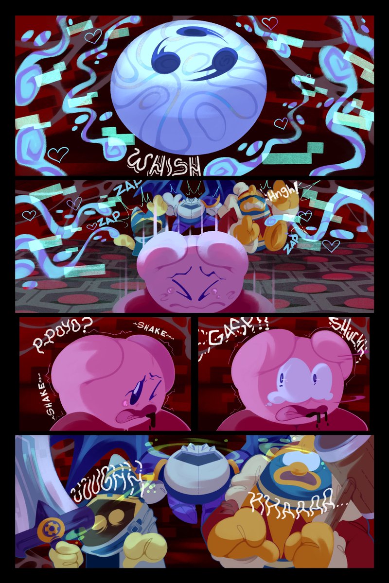 the_mad_fanatic's tweet photo. The Truth Pages 9 &amp; 10
Kirby has awoken to find himself in a dire state, but not to worry! The Star Allies are here to save their frie- oh... well... nevermind🤷‍♂️
#カービィ #Kirby #ComicArt #VoidTermina #Void #kingdedede #metaknight #Magolor #myart #KirbyStarAllies https://t.co/XrLM8Aww6S