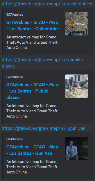 Interactive map for all GTA Online collectibles