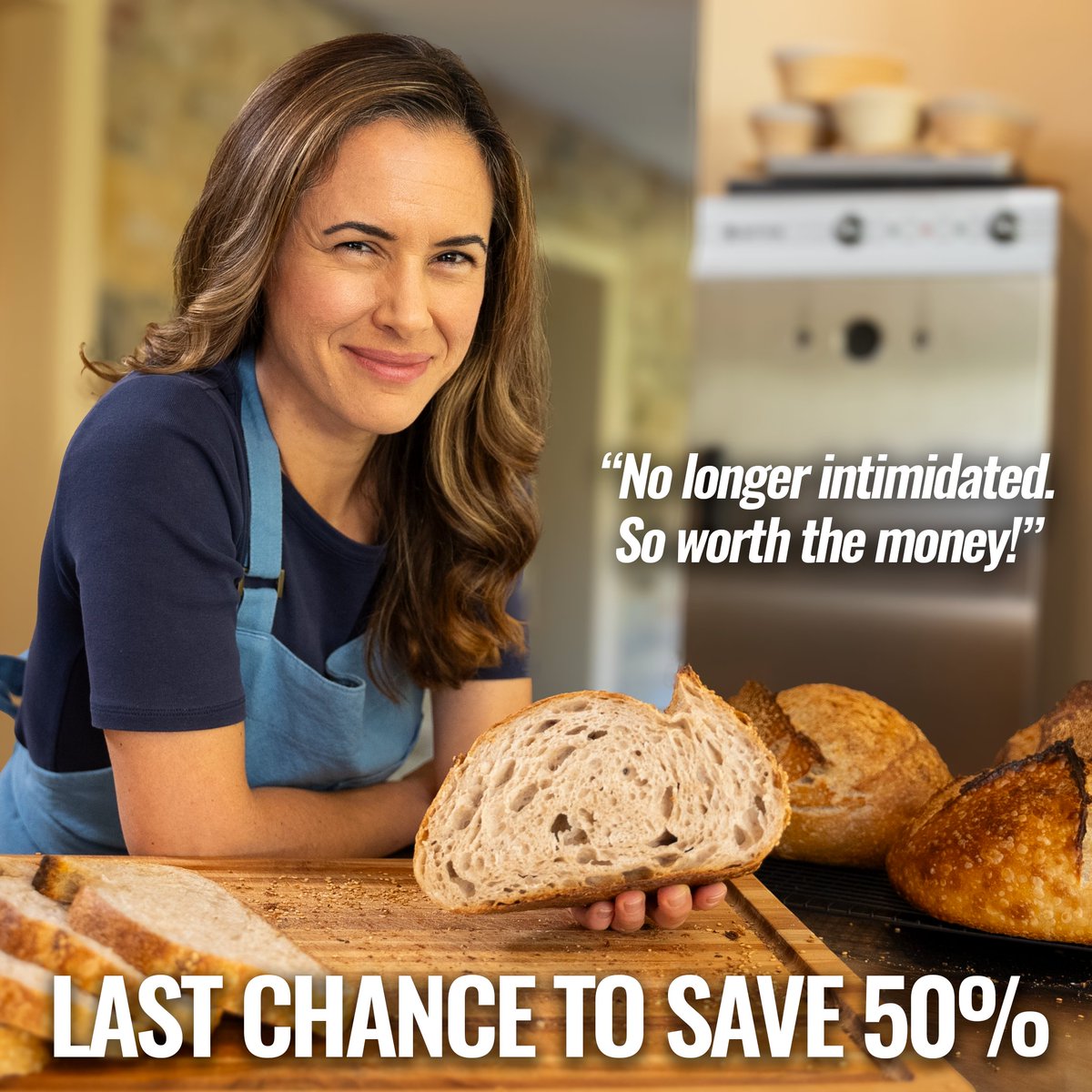 ⚡One day left ⚡ Biggest sale of the year ends tomorrow at 7pm EST. Use code BF2023 to get 50% off the easiest #sourdough course online: courses.truefood.tv