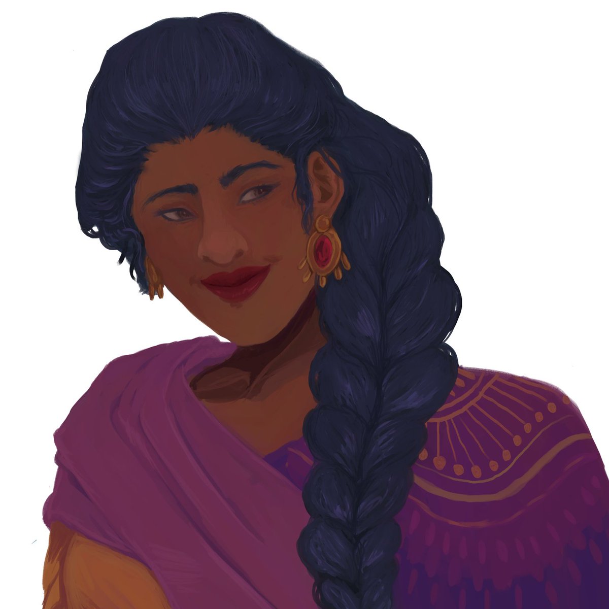 Ari_Ceres's tweet photo. I've been doodling more and trying to remember how to draw/paint. 

Left is Ruby (Noori Zana) from an on-hiatus Blades in the Dark game. She's my Slide. 

Right is Bea. My D&amp;D College of Creation Bard. Yes ,she look a bit like an avocado and they're cute. https://t.co/zohaPYylUO