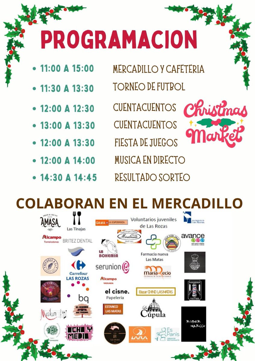 ampaceipsanjose's tweet photo. Que no se te olvide!!!! Sábado Mercadillo Solidario!!!! https://t.co/PpuUCDYDQE