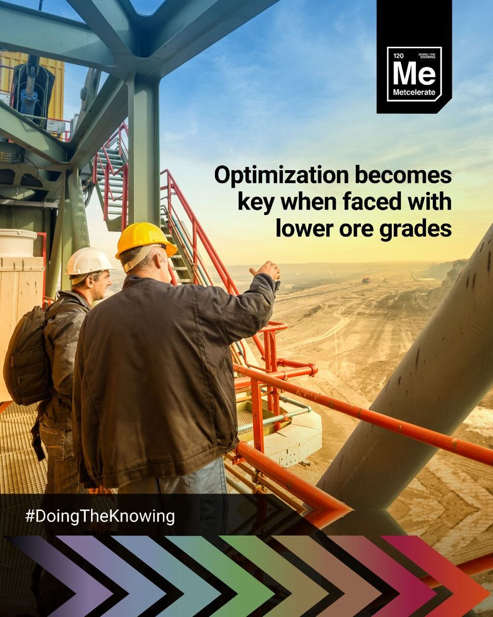 Metcelerate's tweet photo. Ore deposits are faced with lower ore grades. During the Metcelerate program participants carry out an optimization project with data from their operations obtaining real results.

The program in English begins July 2024 | info@metcelerate.com
#MineralProcessing #DoingTheKnowing https://t.co/fxzrAixmei