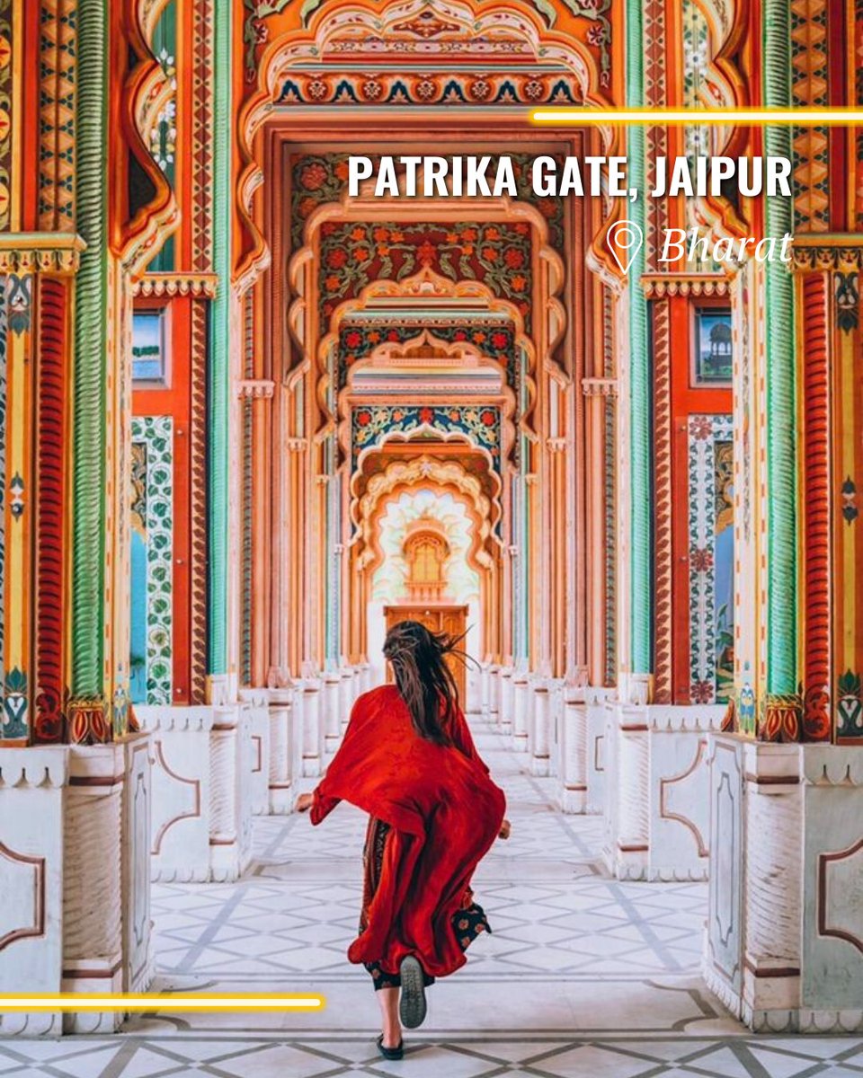 📍Patrika Gate, Jaipur - Bharat🇮🇳

Read our latest article 'The Ultimate Guide to Bharat' to discover more mesmerizing places to visit in Bharat🪔

#incredibleindia #bharat #travelbharat #luxurytravel #bucketlisttravel #adventure #explore #travelphotography #traveltips #travel