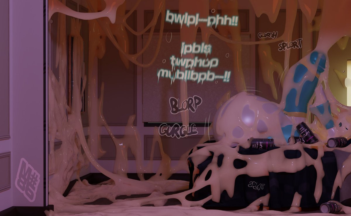 MilesTitsPrower's tweet photo. The result of Miles' latest experiment left her and her test chamber a complete mess. 

Hopefully the reader doesn't mind helping her out~ https://t.co/vWz1Gg9g03
