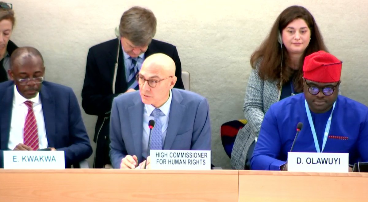 volker_turk's tweet photo. Under-regulated AI, climate crises, 1/4 of humanity living in conflict affected areas: We are at a crossroads

Decisions made by Govts &amp; businesses today will determine the course of humanity for decades

#HumanRights75 is our chance. Pledge for rights now https://t.co/hKNUjNncwT https://t.co/CglqKb5RCU