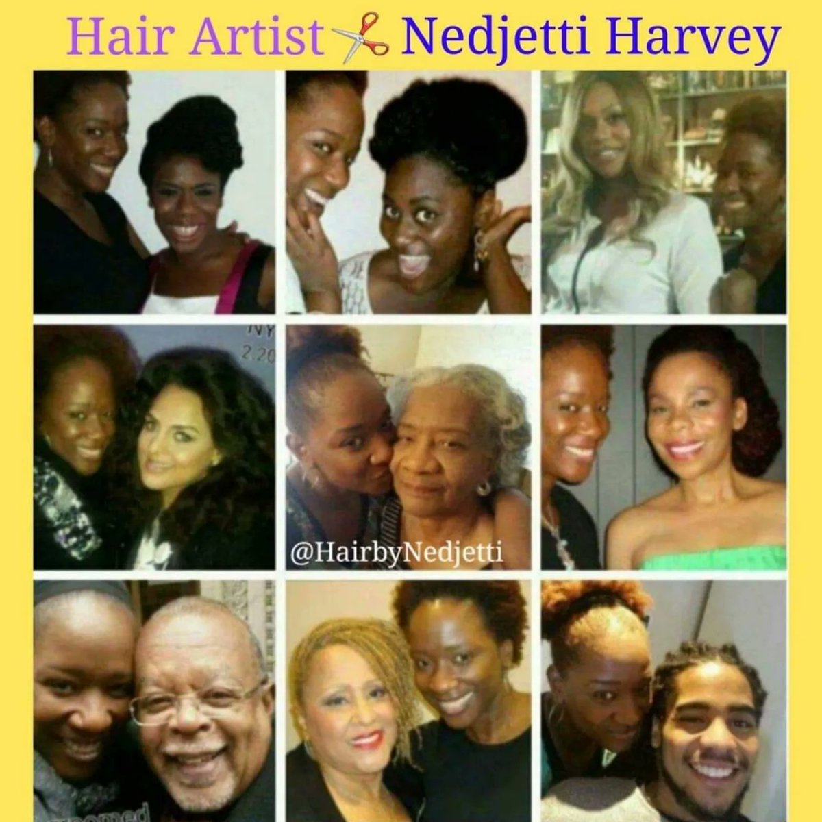 HairbyNedjetti's tweet photo. #HairMeOutยฎ#HairArtistry is in #ForTheCulture #NedjettiHarvey soul๐ซ
Thank U #God for gifting me creative visionary passion 2 make others feel BeY๐Utiful inside outโ
Thank Y๐U my precious #Mother (cntr) 4 teaching me to #cornrow & #braid at 7 (48yrs ago)๐
#BeYOU๐#Nedjetti https://t.co/9vz7gpU3Rv