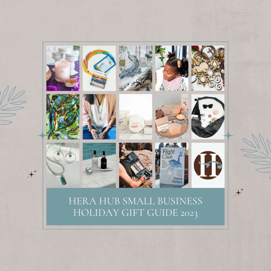 The gift-giving season is just around the corner! Consider supporting a female entrepreneur this #smallbusinesssaturday by shopping from the Hera Hub lookbook.  Dozens of amazing products that you can ship right to your loved ones doorstep! bit.ly/3G0uKLT