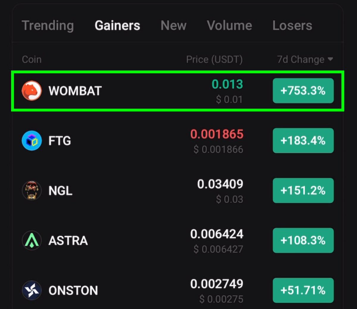 RocketPumpGroup's tweet photo. Here are the results of some of our past kucoin pumps: 

$SON, $WAL, $MONI, $HALO, $NORD, $HBB, $ODDZ, $QUARTZ, $ARKER https://t.co/Jkzb2CEAIL