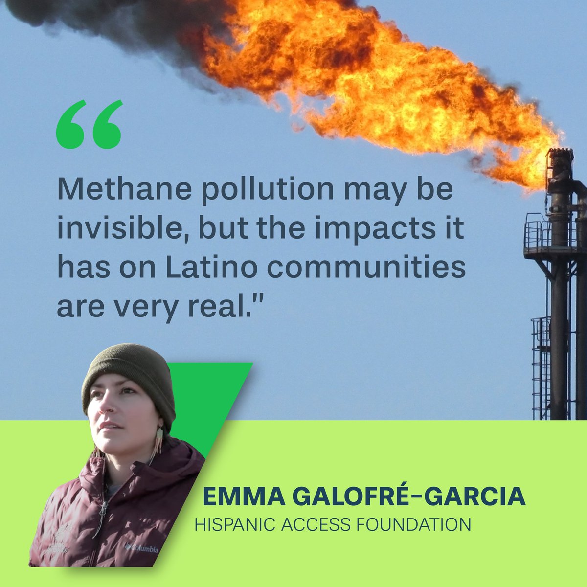 HispanicAccess's tweet photo. As we #CountdowntoCOP28, the @EPA should #ActOnClimate by finalizing its rule to #CutMethane pollution from the oil & gas sector. Doing so will protect Latino communities living closest to extraction, who have faced the brunt of methane’s dangerous public health impacts. https://t.co/jFuo20FVCz