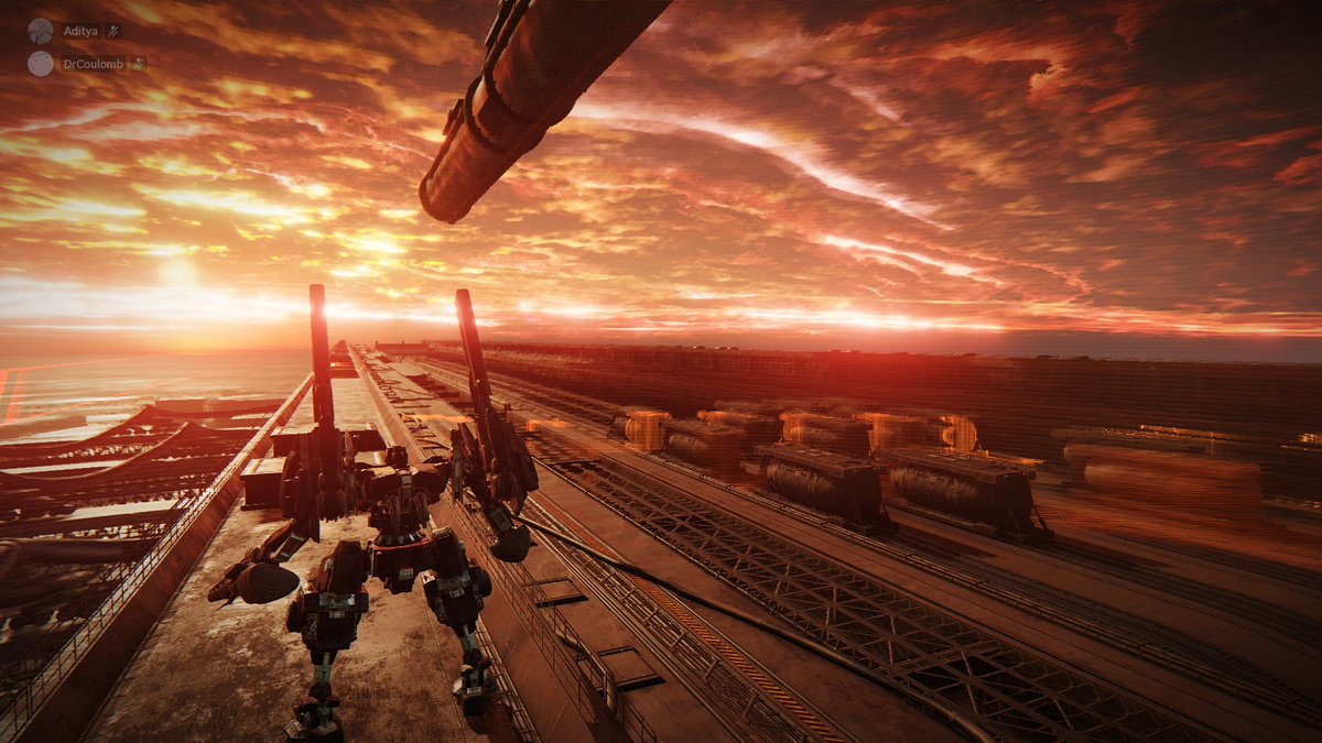 Sliceofmelonx's tweet photo. Completed Armored Core 6 today. The game didn't click at first, but after Chapter 1, it ignited!! What an amazing experience. After a long time, I've genuinely enjoyed a game this much. Definitely in my top 3 action games of all time! Also the visuals of this game? Amazing! https://t.co/viSAveihg9
