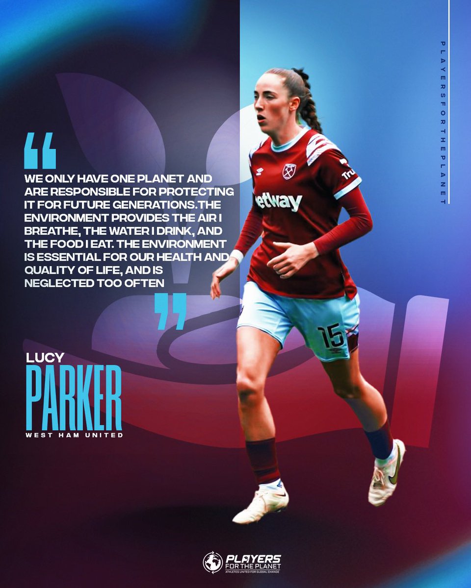 We couldn’t agree more with this statement from our newest PFTP ambassador, @avwfcofficial defender, Lucy Parker!