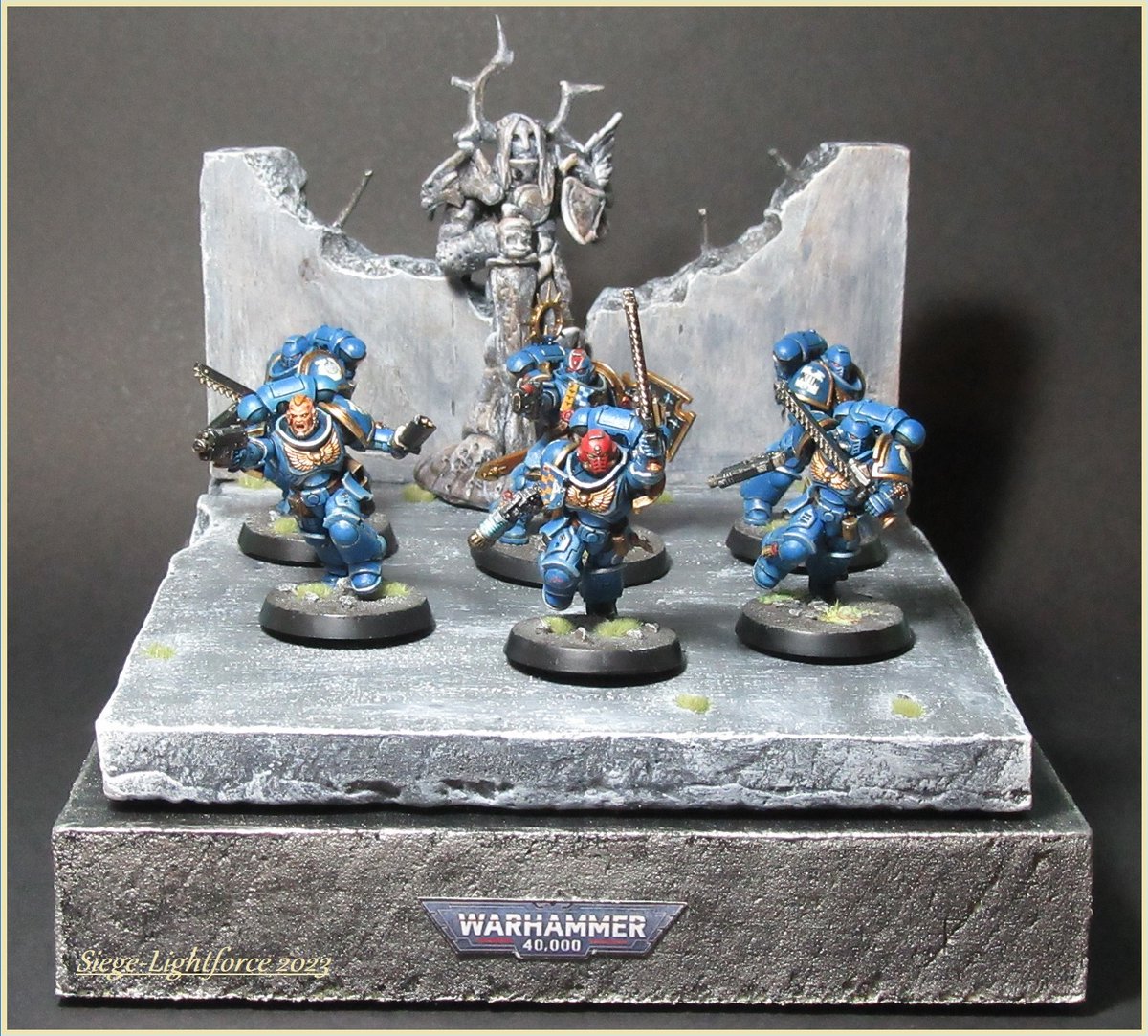 SiegeLightforce's tweet image. My Marines, 2023.

#Warhammer #Warhammer40k #Warhammerpaiting #Marines #Ultramarines #Impirium