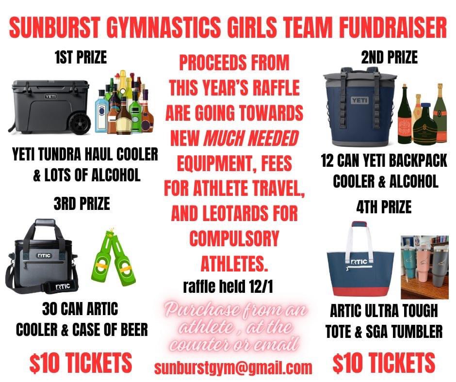 Last week to buy! Up to 30+ bottles of alcohol and lots of beet to go along with the prizes.