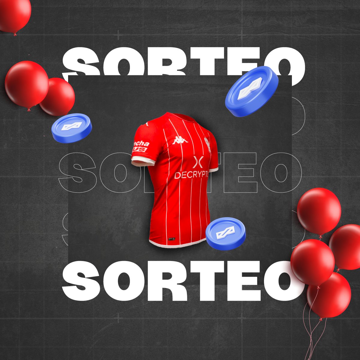 ¡Como el CM se las mandó, sacamos de la galera unos premios para toda la gente que sigue a Huracán 🎈 a todos lados! 😎

Requisitos:

✅ Seguir a <a href="/DECRYPTO_la/">DECRYPTO</a> 
✅ Estar registrado en Decrypto.
✅ Reposteá (RT) y etiquetá a un amigo/a en los comentarios.

Mirá estos 13 premios 👇