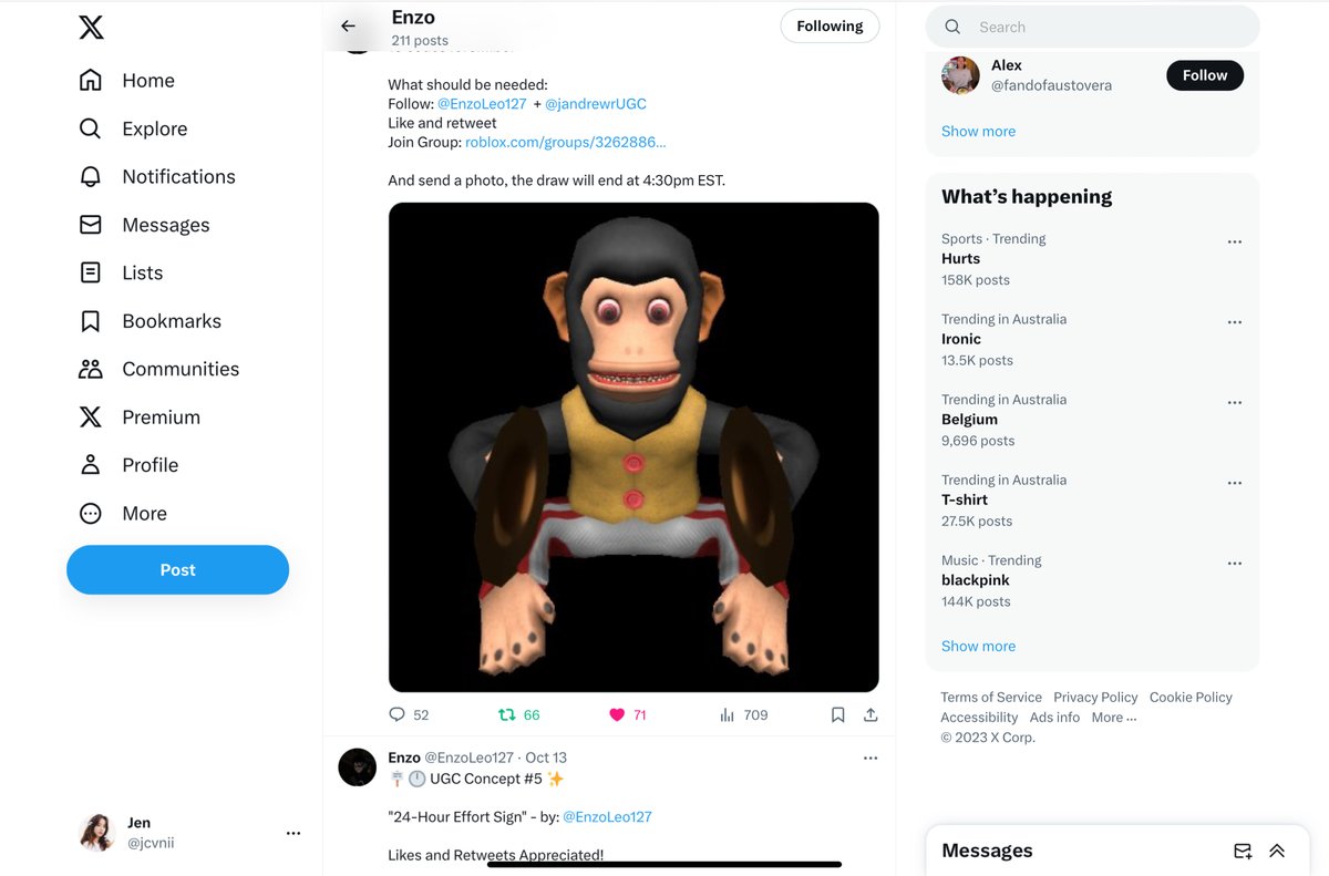 Jen tweet media