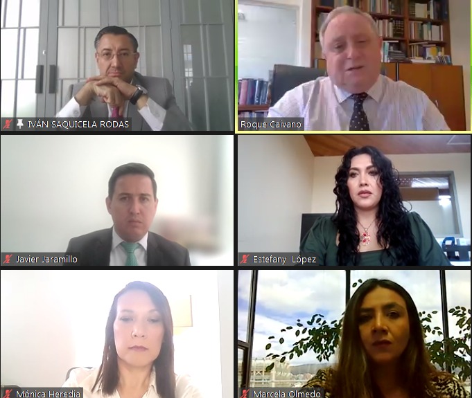 CorteNacional's tweet photo. 📌 #Ahora | Inicia una nueva jornada de #AcademiaEnLaCorte, con la participación de Roque Caivano, docente de @UBAonline, y Javier Jaramillo, director de @ieaecu.
📽️ Sigue la transmisión en vivo ➡ https://t.co/RoFUx0QUTD https://t.co/EV9cyWK5Yg