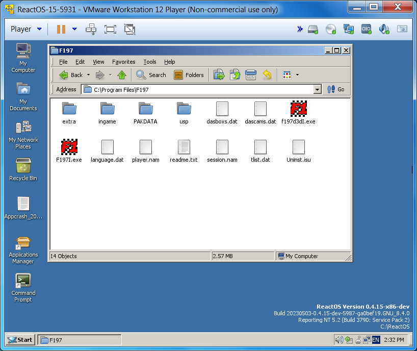 reactos's tweet image. A corner case: Our contributor Doug Lyons has fixed icons not showing in #ReactOS Explorer, for some old executables!
Here are the before and after screenshots.