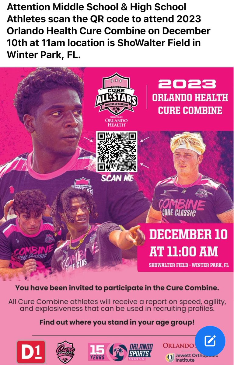 Athletes don’t forget to sign up