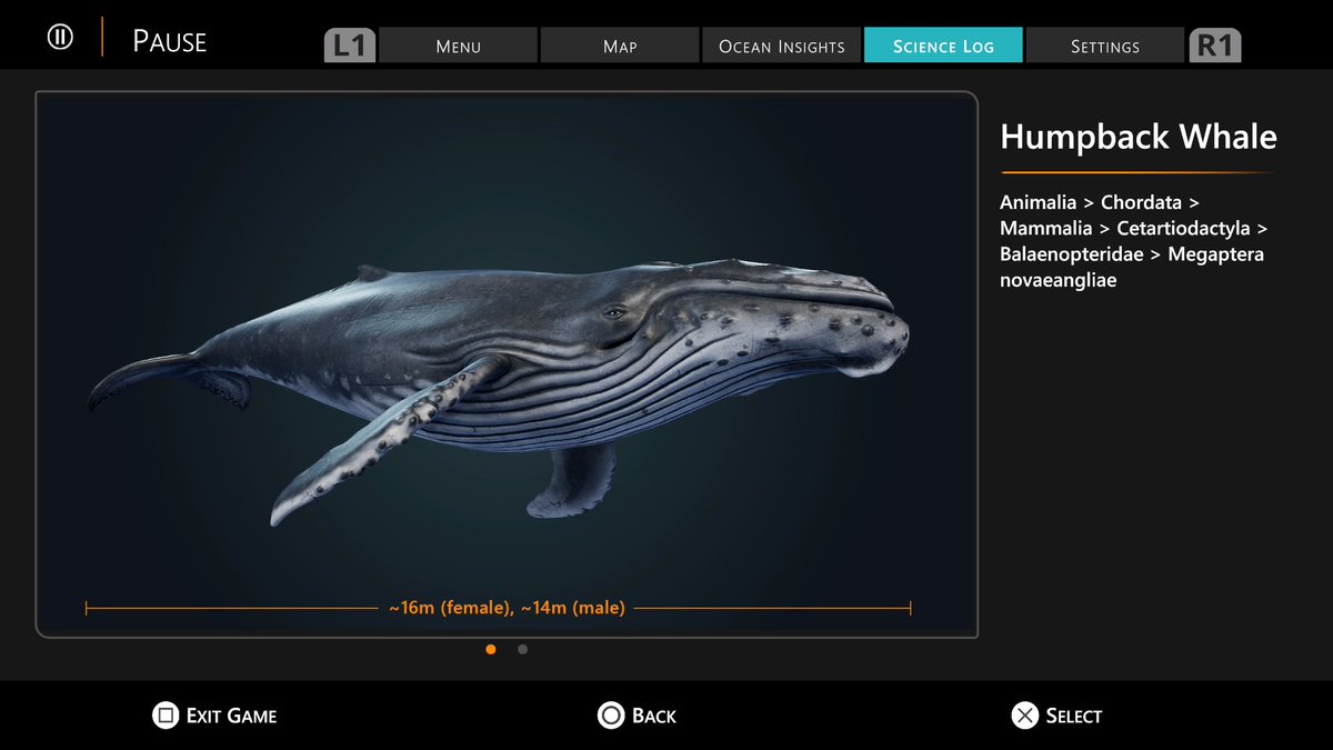OMeredew's tweet photo. 2-tweet #Review - #BeyondBlue by @ELineMedia. After years on my wishlist, I finally got around to this! Playing as livestreaming diver and scientist Mirai, you get to explore a variety of ocean habitats while tracking a family of sperm whales. There's story in the background... https://t.co/XtMAAHmSsk