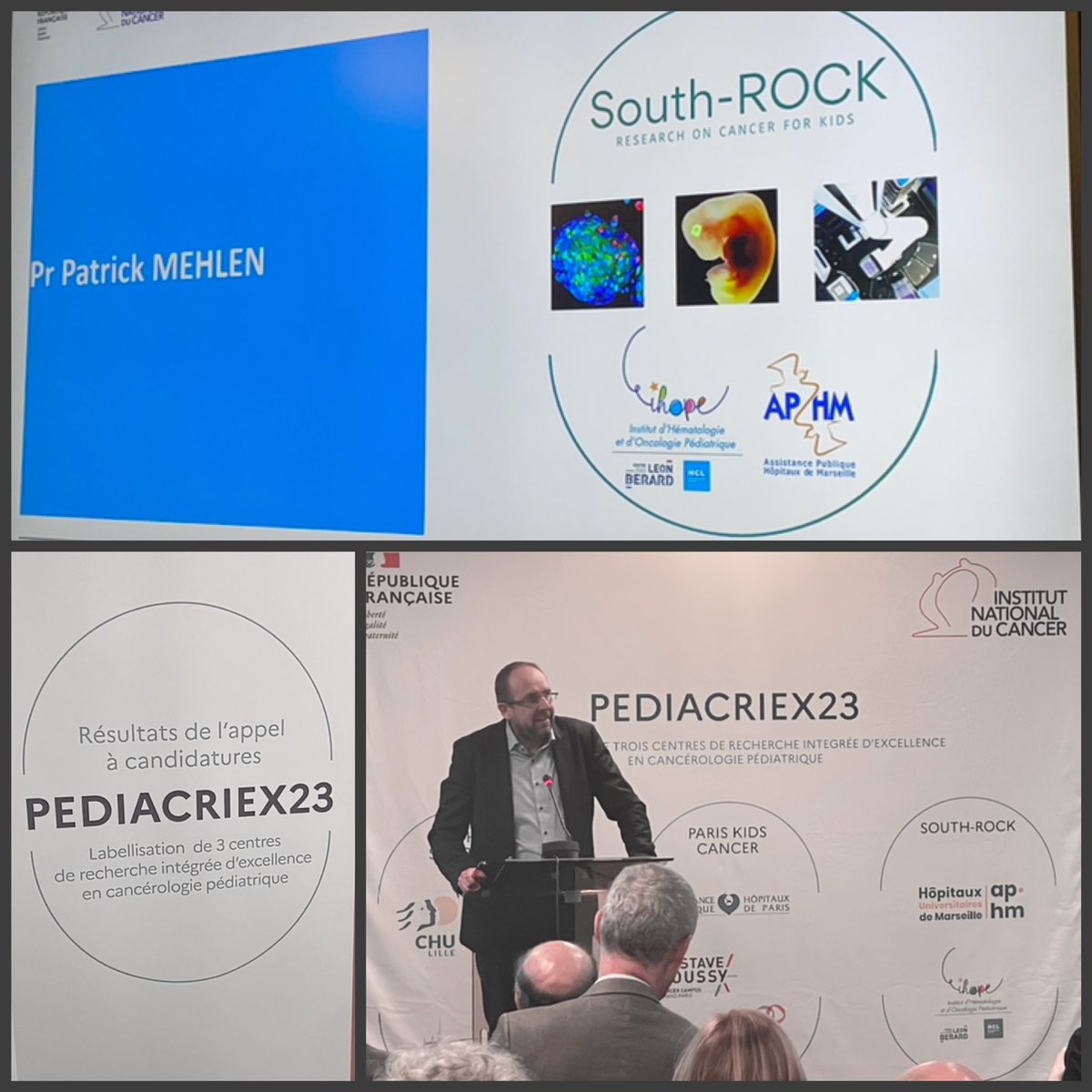 Eddy Pasquier (@eddpasquier) on Twitter photo Very proud to be part of the managing team of South-ROCK, the Lyon-Marseille Research Center of Excellence for #ChildhoodCancer.
This center has been labeled by <a href="/Institut_cancer/">Institut national du cancer</a> for the next 5 years and will build on the multiple collaborative projects between our 2 cities. Very proud to be part of the managing team of South-ROCK, the Lyon-Marseille Research Center of Excellence for #ChildhoodCancer.
This center has been labeled by <a href="/Institut_cancer/">Institut national du cancer</a> for the next 5 years and will build on the multiple collaborative projects between our 2 cities.