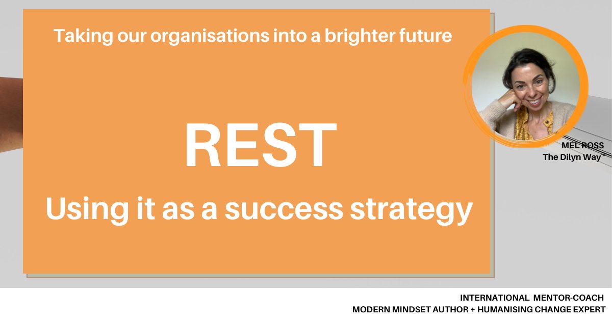 Do you give yourself time for REST, to recharge, reset, renew? Want to learn more?👍

Join <a href="/melrossdigital/">Mel(anie) Ross</a>, Wed 29 Nov 08.00am for our Modern Mindset Leadership session sharing insights, concepts &amp; hacks to Rest!
 
Register here 👍 bit.ly/3RC7ACB