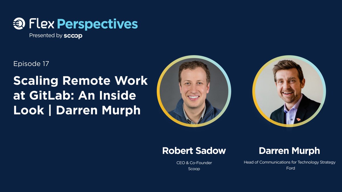 “Let's get the world's best talent to come work here, not persuade people to come to a specific place.” I had a blast podcasting with Rob Sadow on @theflexindex #FlexPerspectives 🎙️ Good times recapping @gitlab's IPO journey Enjoy the episode! 🔗 spoti.fi/40KH3oZ