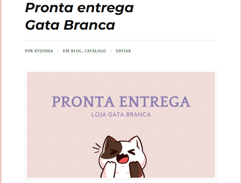 Loja Gata Branca 🐾 tweet media