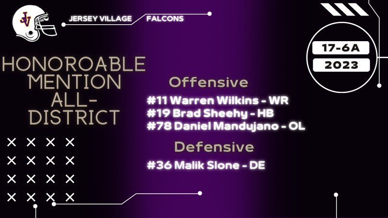 Congratulations to these Falcons!