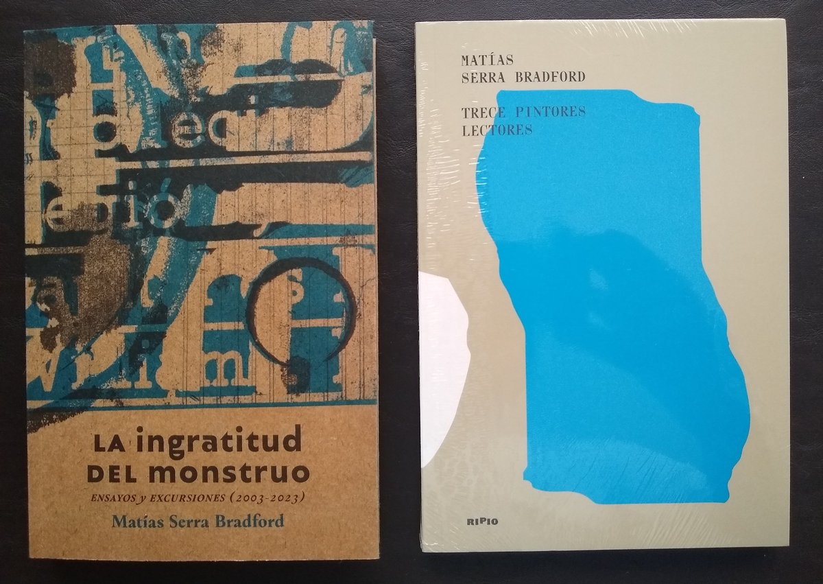 Esta semana en la FIL de Guadalajara lectores mexicanos y curiosos de paso pueden pescar estos dos libros, impecablemente  editados por Alquimia y Ripio, en el stand de la distribuidora Nadie.