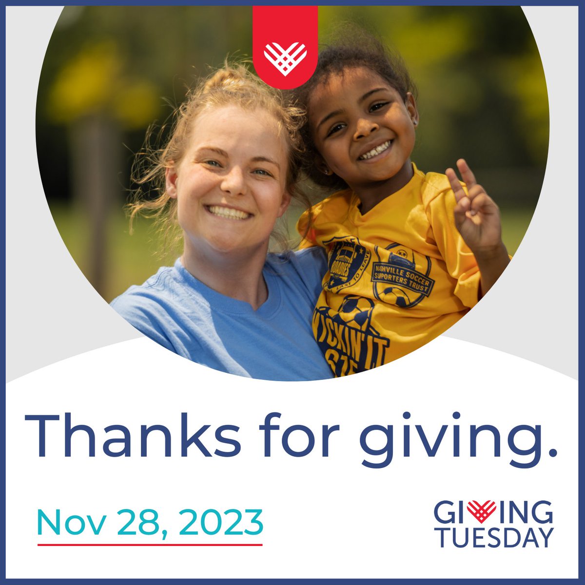 Today is <a href="/GivingTuesday/">#GivingTuesday</a>!

Thanks to everyone who contributes to our organization and allows us to serve this incredible community. We can't do it without you 💛💙

Donate or set up recurring donations below:
KI615.org/donate

#KI615 | #SoccerForAll