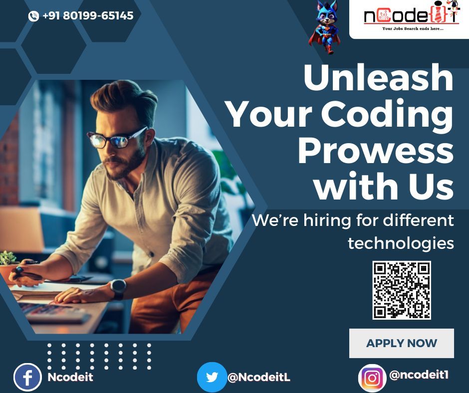 NcodeitL's tweet photo. Unleash your coding prowess with us!

Join our Job-Oriented Program = https://t.co/XJXSs5AeiR 

For more updates, join Telegram Channel: https://t.co/G0ZkYjhYCb 
WhatsApp Group: https://t.co/69xh9neZhg 

#jobtraining #skills #itskills #itstaffing #staffing #jobs #ncodeit https://t.co/irXQy4GB6l