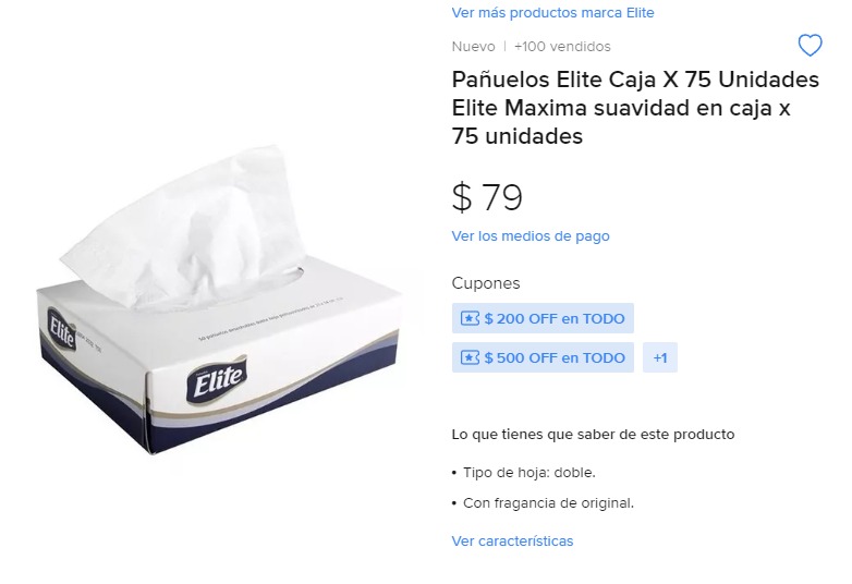 MANDAME 100 CAJAS QUE TENGO ALGUNOS CLIENTES