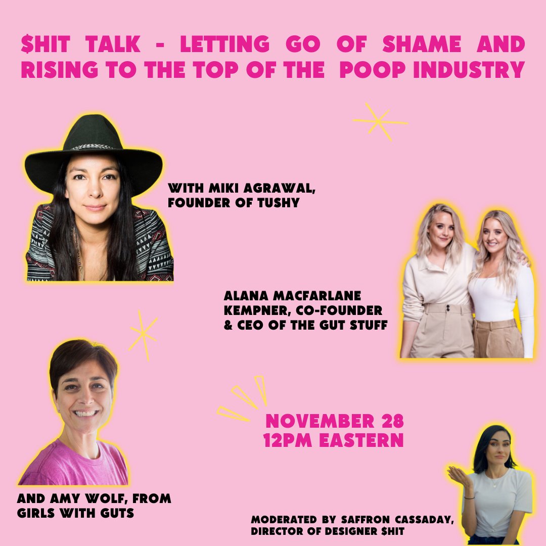 You're probably going to want to come to this tomorrow (November 28th) at 12pm Eastern 💩

designershit.eventive.org/schedule/64de8…