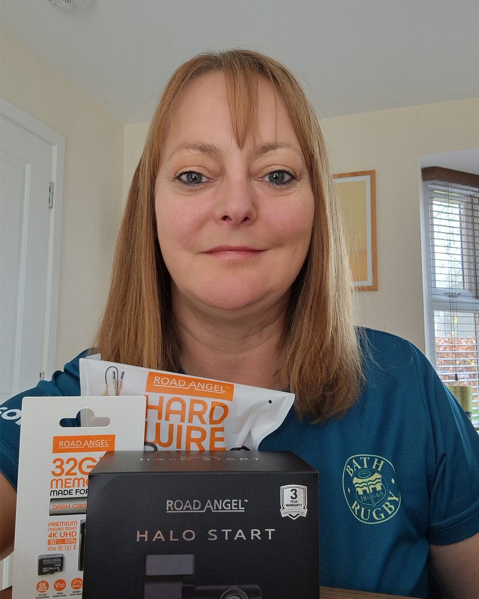 During our event <a href="/BathRugby/">Bath Rugby</a>, we ran a competition to win yourself a dash cam! Here's one of our lucky winners from the night posing with their new Halo Start! 🚙

P.S. We dig the shirt! 😎🏉