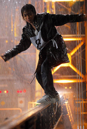 Generative_Ex's tweet image. カイジ 電流鉄骨渡り