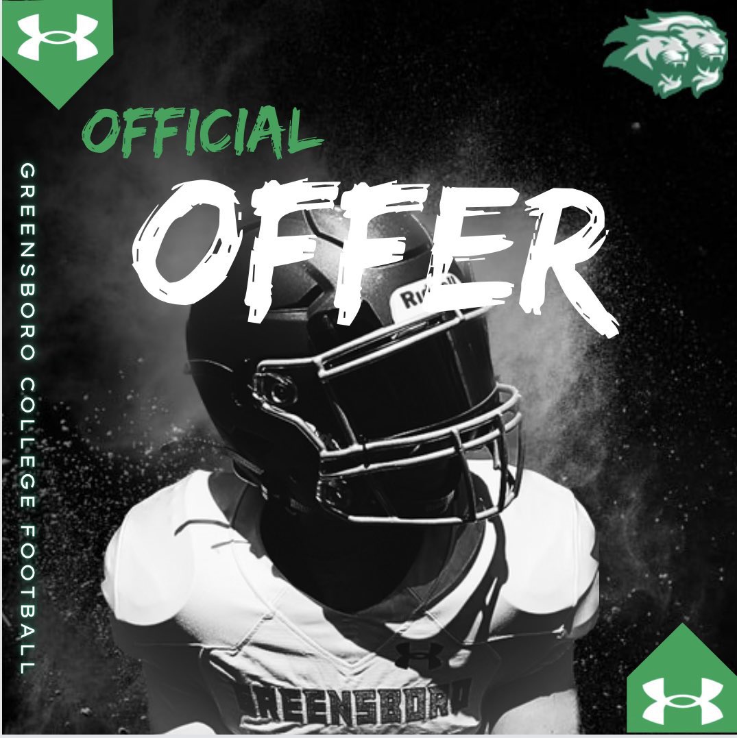 After a great conversation with @CoachTorain_16 I’m blessed to announce that I have received an offer from Greensboro College!