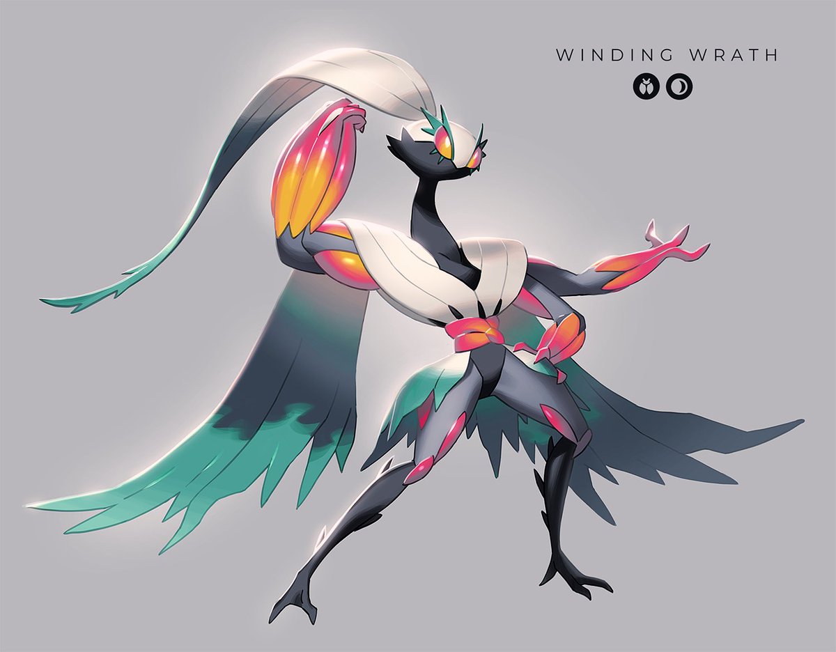 I took a swing at designing some paradoxes!
🐉🚀Iron Squadron (Charizard)
🪳💪Winding Wrath (Buzzwole&amp;Pheromosa)