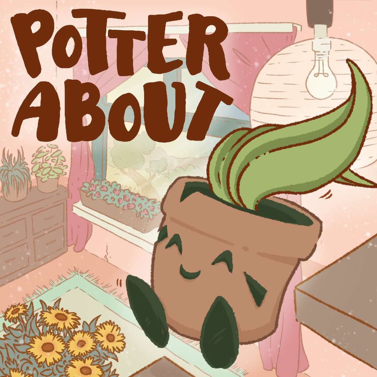 <a href="/ivan_umer/">Fun.Avi</a> <a href="/stableboygames/">Stableboy Entertainment</a> 
We're almost there! Turns out, it takes a lot of work to make a videogame, who knew?
For the last year this little cosy side scroller game has been in active and less active development. Art by yours truly.
Wishlist on steam:
store.steampowered.com/app/2627200/Po…