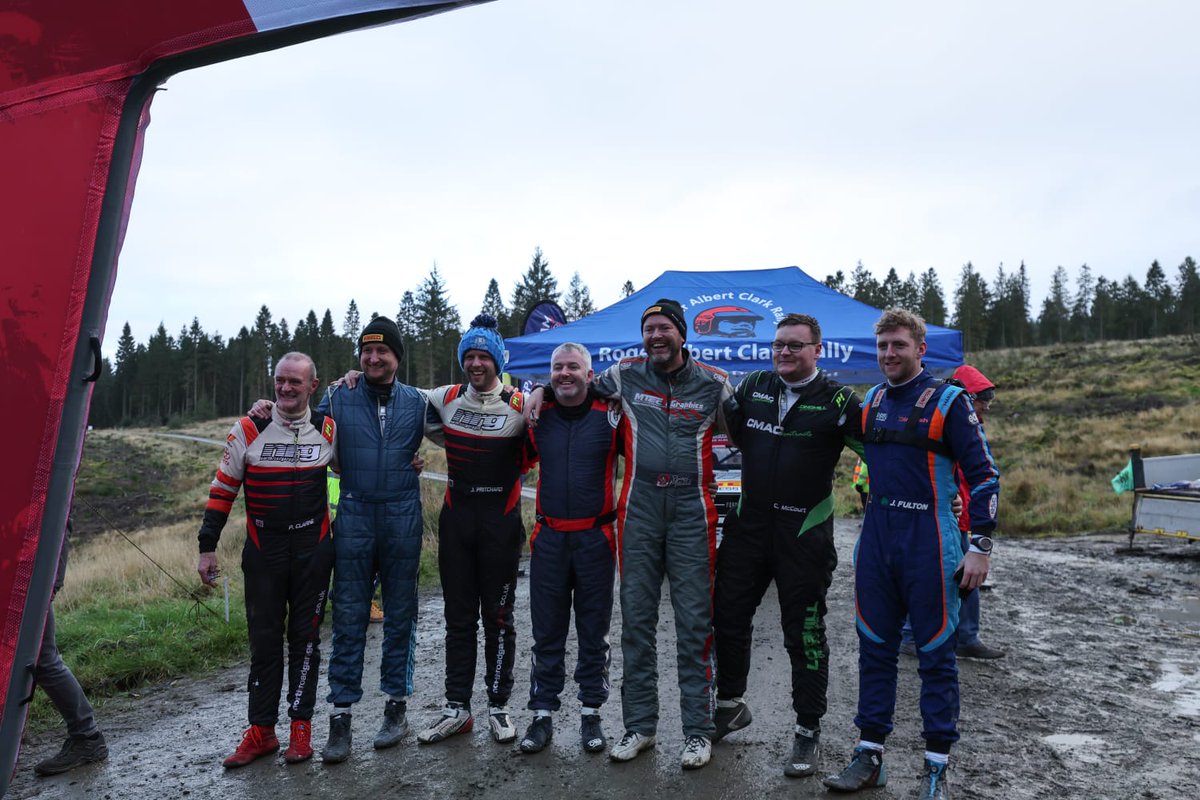 🏆 2023 Roger Albert Clark Rally Top Three 🏆

🥇 McCormack/Mitchell
🥈 McCourt/Moynihan 
🥉 Pritchard/Clark

(And Fuzzy too!)

#RACR23