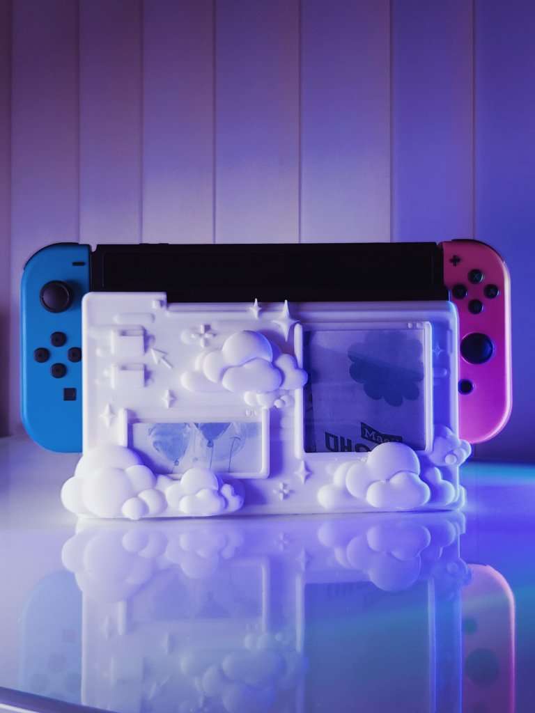 CybrSynn's tweet photo. I made this Cloud Switch Dock &amp; it's on sale currently for CybrMonday so it's only $18 bucks rn🤠If you can't or don't want one, send or tag your friends who might😉 https://t.co/B0CJV22G0O