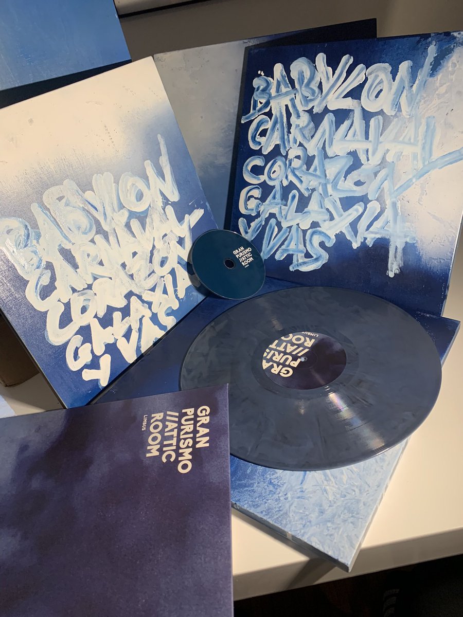 NEW VINYL OUT NOW
Gran Purismo//Attic Room #LIMBUS 
(DM for orders)
Blue Marbled Edition (100)
Birchwood Deluxe Edition (5/5) by Altra supporting Afghanistan Hilfe SH.