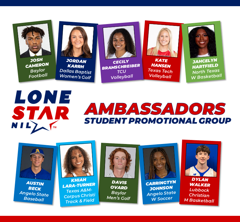 Excited to announce the LONE STAR NIL Ambassadors' program, 10 high-achieving Texas-based student-athletes at in-state schools that will promote and endorse our exclusively Texan name, image and likeness opportunity! lonestarnil.com/post/lone-star…