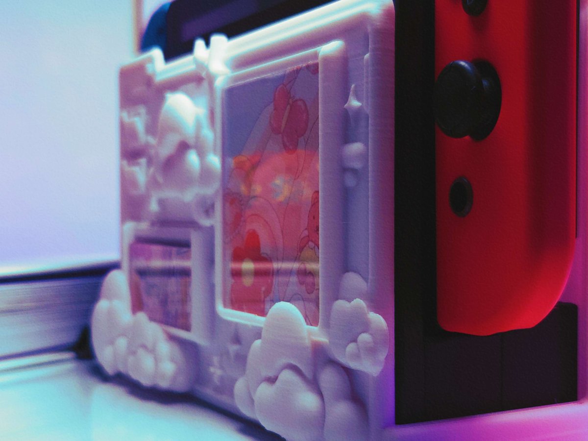 CybrSynn's tweet photo. I made this Cloud Switch Dock &amp; it's on sale currently for CybrMonday so it's only $18 bucks rn🤠If you can't or don't want one, send or tag your friends who might😉 https://t.co/B0CJV22G0O