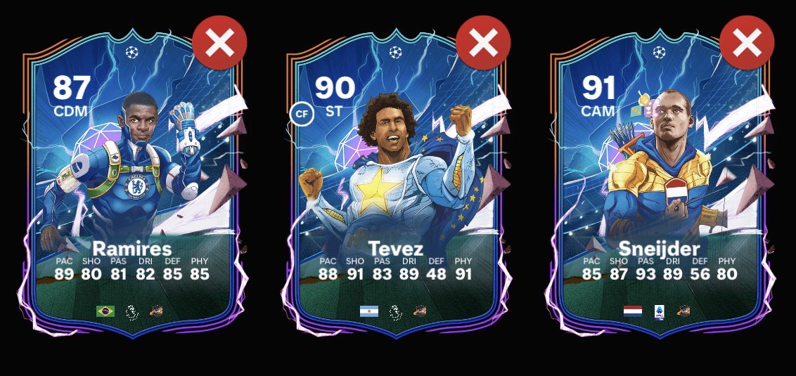 EAFC24Giveaways's tweet photo. 🚨 UCL Heroes are not available in Ultimate Team yet, but players who pre-ordered the EA FC 24 Ultimate Edition before Aug 22 are set to receive one untradeable UCL Hero item tonight Monday, Nov 27.

Will you be getting one? 🤔

#Eafc24 #Iconsbc #Triplethreat #Centurion #Thunderstruck #FCProLive #FUT #trading #Easports #GamingGoals #SBC #VirtualChampions #eSportsAction #FIFA24 #eSports #GameOnEAFC #UltimateTeam #FUTGiveaway #FC24Giveaway #FC24Points #FifaPoints #BlackFriday #TOTW #Teamoftheweek #Hero #CyberMonday #UCLHero #Tevez #Ramires #Sneijder