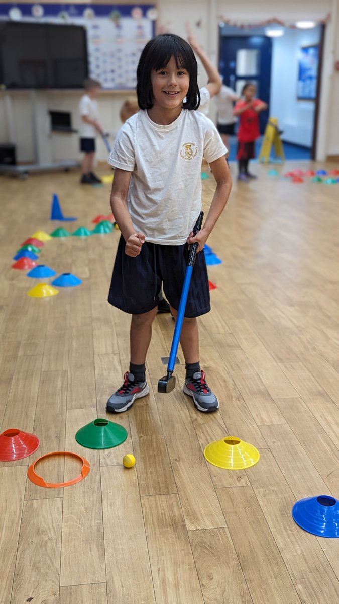 Some fantastic crazy golfers in multisports today ⛳🏌🏼‍♀️ <a href="/ComberbachMissM/">Miss Marsh- Reception Comberbach NPS</a>