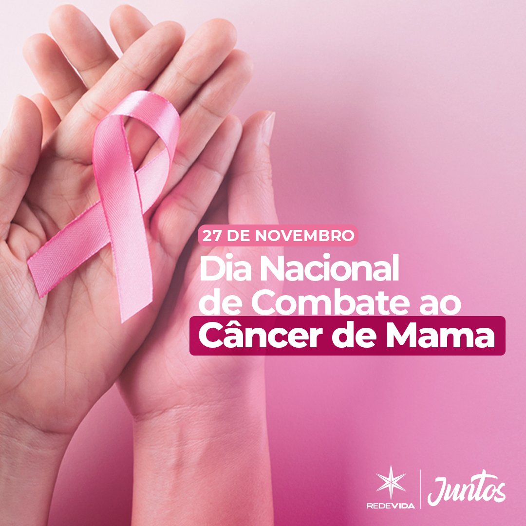 REDEVIDA's tweet photo. Dia Nacional de Combate ao Câncer de Mama, data importante com o objetivo de conscientizar a população sobre a doença, incentivar a importância do autoexame e da mamografia, e do diagnóstico precoce.🩷
#mamografia #cancerdemama #autoexame #redevida #combateaocancer https://t.co/nfT9m9Ozwg