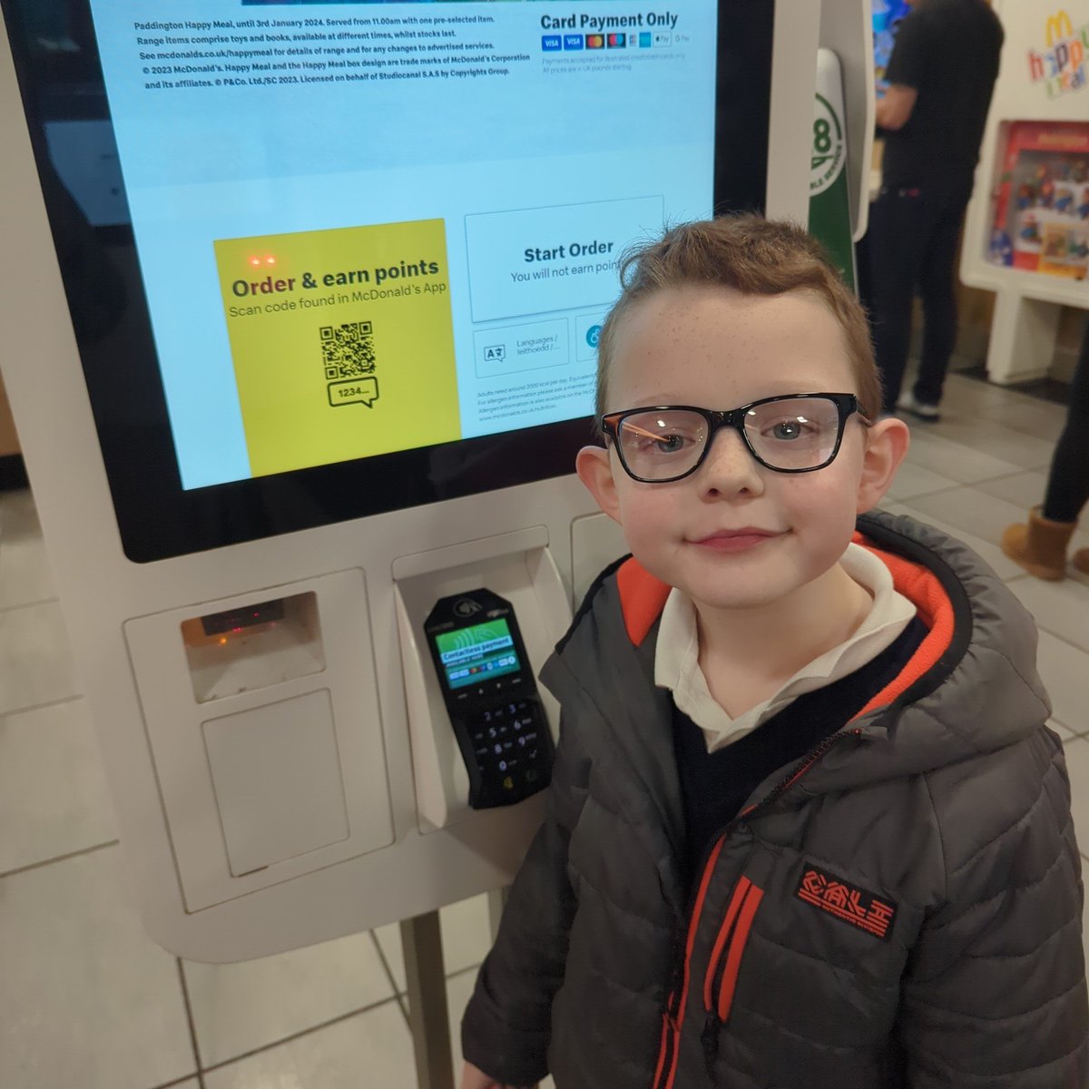 TheLeeFamily18's tweet photo. @McDonaldsUK In maccies now redeeming some free chicken nuggs for the boy after getting new glasses.. nothing for mummy tho 😳 #fancyamcdonalds https://t.co/dfZV1UJCYW