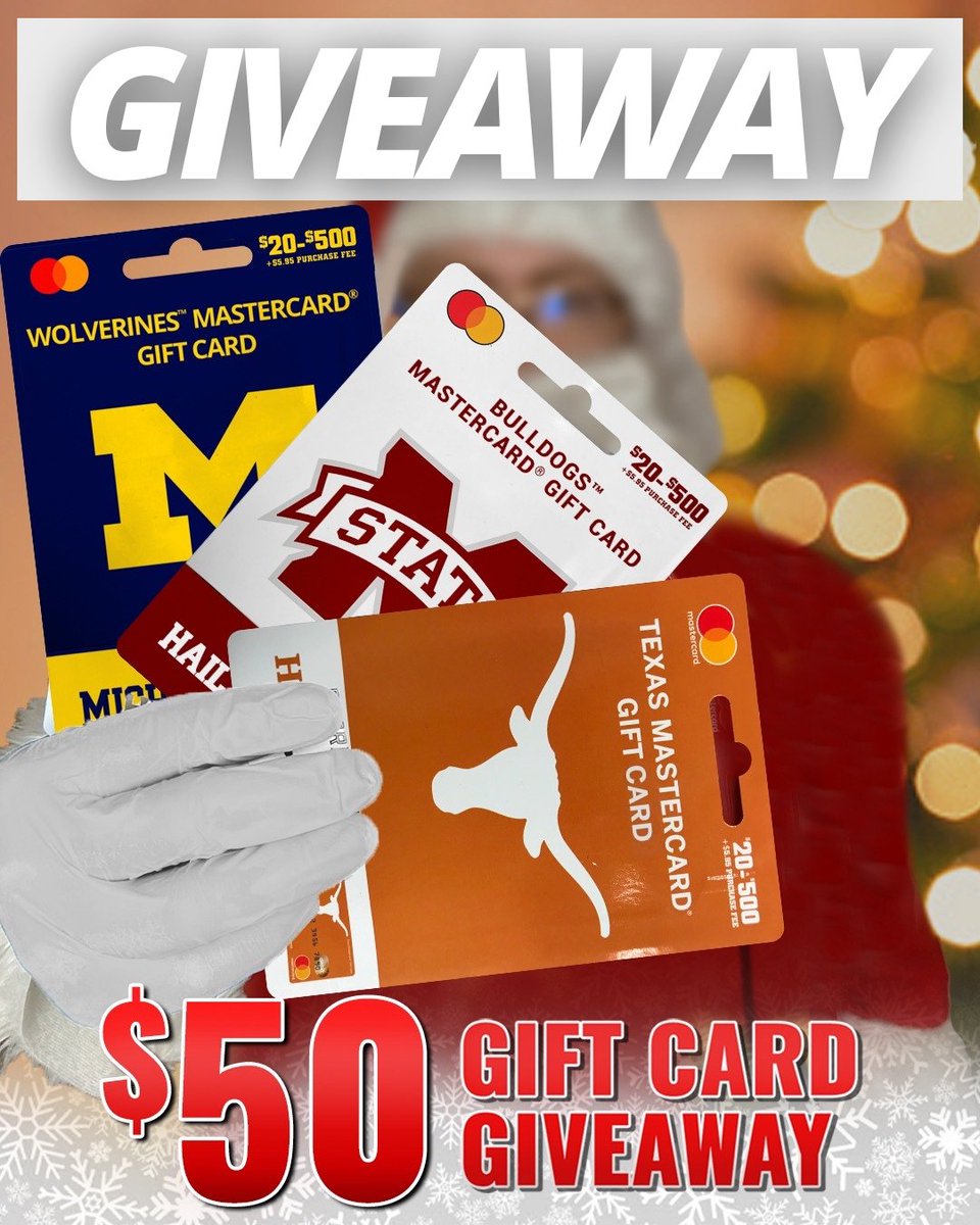 HOLIDAY GIVEAWAY!  

We’re giving away a $50 Fancard Gift Card!  

To enter👇 LIKE and RETWEET  

Extra entry, TAG a friend!  

Winner announced Dec. 11!